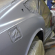 Illustration for article titled Z Update, side trim is off, primered. *Now with better writing, marginally